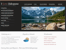 Tablet Screenshot of ilovezakopane.pl